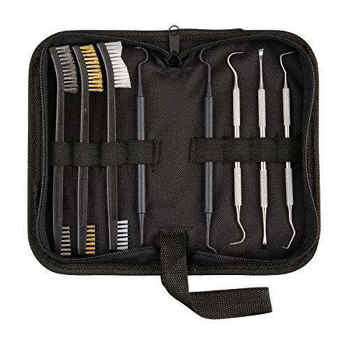 Tough Tactical Tools Gun Cleaning Set, Double Ended Nylon/Brass/Steel