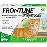 Frontline Plus for Cats and Kittens (1.5 pounds and over) Flea and Tick Treatment, 3 Doses
