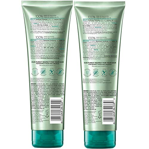 L'Oreal Paris EverStrong Thickening Sulfate Free Shampoo and Conditioner Kit, Thickens + Strengthens, For Thin, Fragile… - Image 2