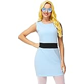 Deerose Womens Halloween Costume Dress Sleeveless Mini Dresses
