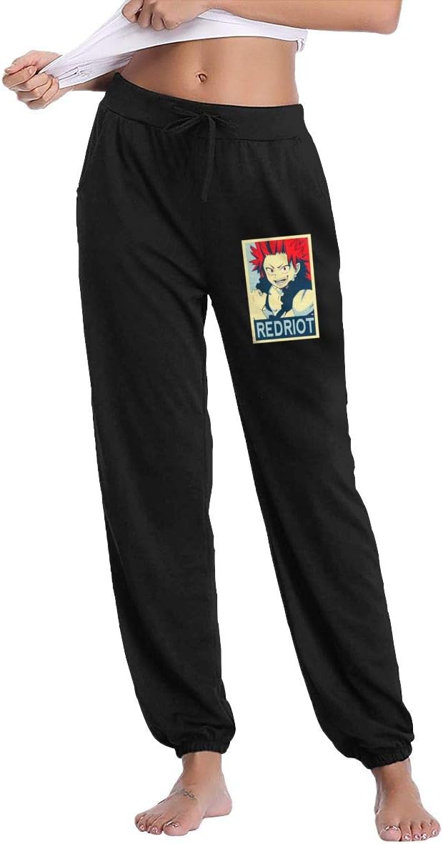 My Hero Academia Kirishima Eijiro Red Riot Women's Sport Pants Slacks Sweatpants