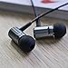 KINDEN EP04 Metal Housing Earphone Noise Isolating In Ear Bass Earbuds Wired Headphone With metallic Handsfree Mic For Iphone 6 Samsung (Gun Metal)