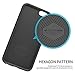 DesignSkin Slider iPhone 6s / 6 Case with Sliding Card Slot Extreme Heavy Duty Bumper Protection with Card Holder 3-Layer Wallet Case Cover for iPhone 6s (2015) / iPhone 6 (2014) - Blue Stripe
