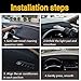 Autoxrun Dashboard Mat Sun Cover Pad Dash Mat Fits 2014-2018 Toyota Rav4