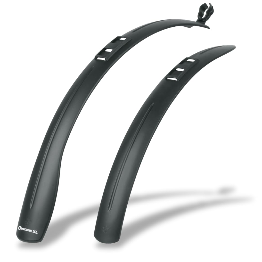 SKS Unisex Adult Beavertail Set Mudguard - Black, X-Large