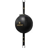 Meister SpeedKills Double-End Leather Speed Bag w/Bungees &amp; Lightweight Latex Bladder