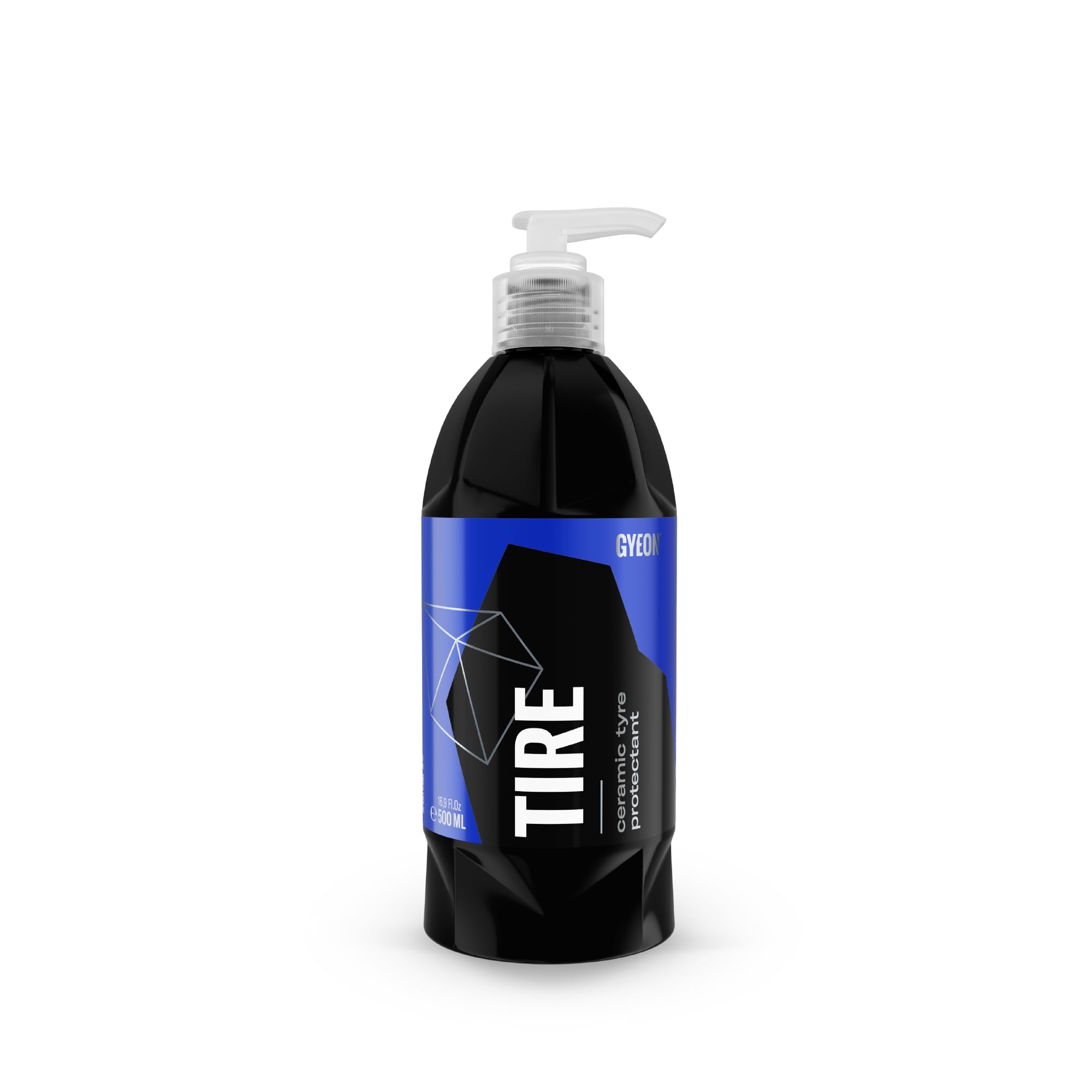 GYEON Q² Tire SiO2 Sealant - Silica-Based Tyre Protectant & Dirt Repellent Coating - Deep Penetrating Tyre Gel, for Lasting Protection, Restores Rubber & Car Tyre Black - Satin Finish - 500 ml