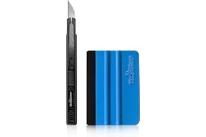 TECKWRAP Vehicle Vinyl Wrap Window Tint Film Tool Kit Include 4 Inch Felt Edge Squeegee, Retractable Utility Knife with Snap-Off Blades for Car Vinyl Wrap Installation