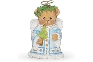 Christmas by Roman Inc., Cherished Teddies Collection, 3.5" H 2022 Angel Bell Ornament, Christmas Tree, Holiday Home Décor, Santa, Cardinal, Nutcracker, Snowman, Reindeer (3x2x2)