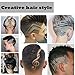 Hair Tattoo Trim Hair Razor Pen For Hair Design Stainless Steel Face Shaping Device, Engraved Pen/ 10 Blades/Tweezer Hair Styling Eyebrows Beards Razor Tool