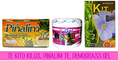 Te Kito Kilos, Pinalim Te, Demograss Gel FAT Burner Lose Weight Fast - #1 Diet Kit