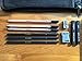 my art tools Drawing Pencils for sketching - Black case - with charcoal and graphite pencils and Booklet
