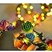 Homeleo 4 Pack Led Rose Flower Wreath Headband Light Up, Led Glowing Girl's Headdress, Fairy Led Wrap Crown Festival Tiara Floral Bohemia for Graduation Festival Wedding Christmas Halloween Party