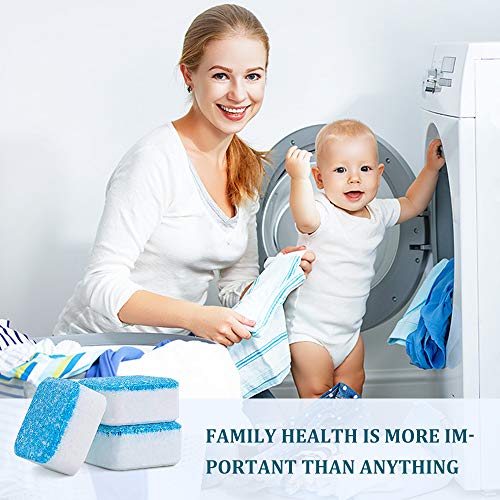 30 Pieces Washing Machine Cleaner, Cleaning deep Remover, Solid Washing Machine Cleaner with Triple decontamination Function, Comprehensive Decontamination for Bathroom Kitchen