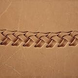 Leather Stamping Tools Set - Brass Stamps With Steel Handles For Leathercrafting, Carving & Crafting