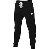 Nike Club Men's Woven Tapered Leg Pants (US, Alpha, Large, Regular, Regular, Black/White)