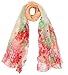 Simplicity Women's Chiffon Print Scarf Beach Sarong Pareo Bikini Wrap Cover Up