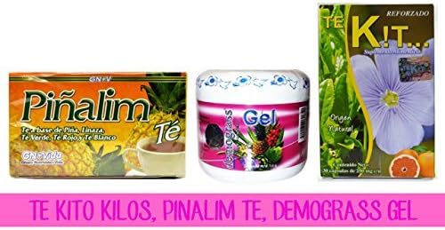 Te Kito Kilos, Pinalim Te, Demograss Gel FAT Burner Lose Weight Fast - #1 Diet Kit by Weight Loss kit