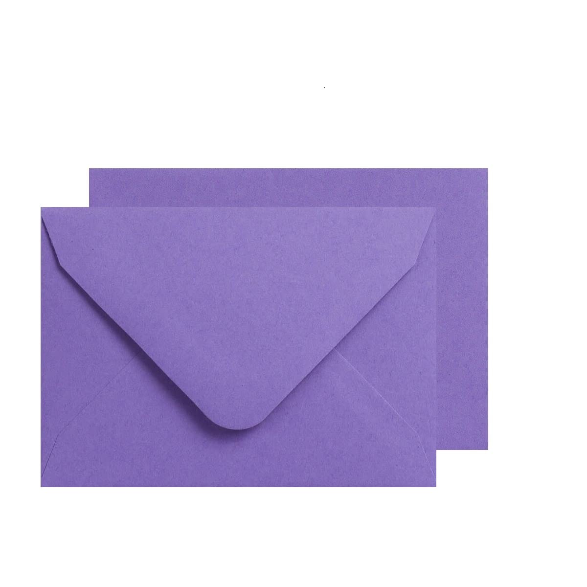 indigo® Festive Coloured Cards and Gummed Envelopes (Pack of 20) (C5 (162 X 229mm), Tundra Violet)
