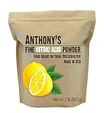Anthony's Citric Acid Powder 2lb, Natural Preservative, 100% Pure Food Grade