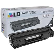 LD &copy; Compatible Replacement for HP 36A / CB436A Black Toner Cartridge for use in HP LaserJet M1522n MFP, M1522nf MFP, P1505 & P1505n Printers