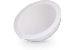 JADPES Melting Furnace, Graphite Crucible, Quartz Crucible 2.4inch Mini Quartz Melting Casting Crucible Pot Ceramic Crucible Bowl Melting Pot Gold Melting Kit for Gold Silver Platinum Refining