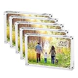 Boxalls 4x6 Inches Acrylic Picture Frames- 5