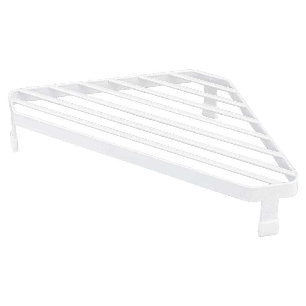 YAMAZAKI 2748 TOWER Stove Corner Rack, white, Steel, Minimalist, 22 x 22 x 5 cm