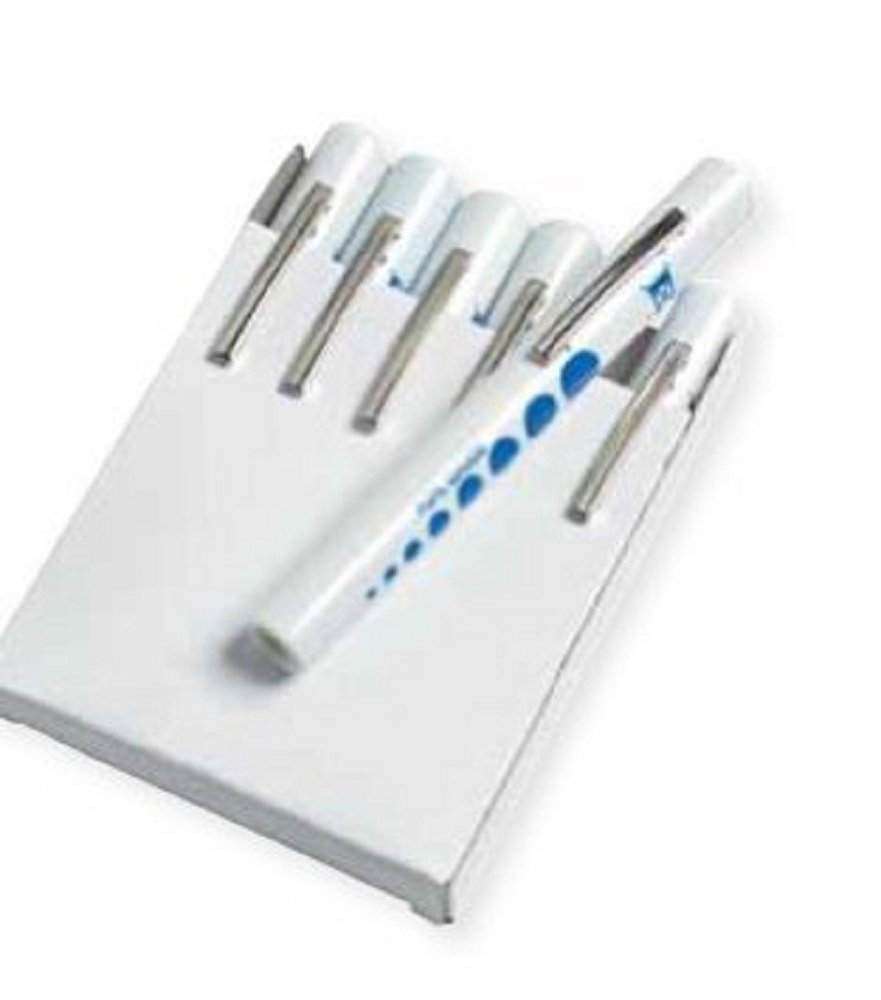 Timesco Disposable Pen Torch With Pupil Gauge, Pack of 6