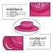 YR.Lover Outdoor UV Sun Protection Wide Brim Fishing Cap with Removable Flap Rose