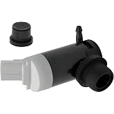 Windshield Washer Pump w/Grommet Replacement for Ford E150 E250 E350 E450 F150 F250 F350 F450 F550 F650 F750 Replaces OEM WG-318 8C3Z17664A