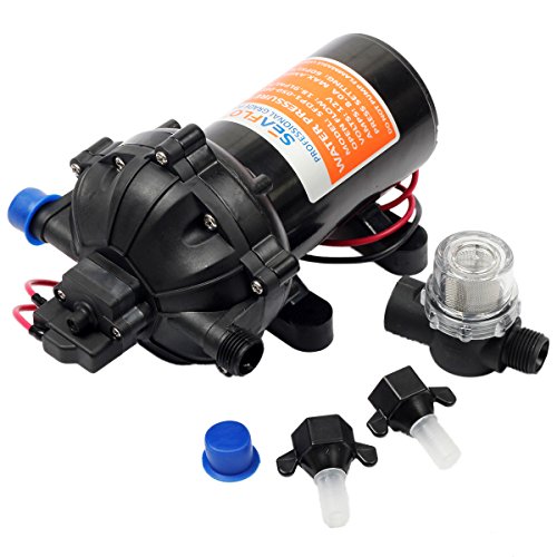 Seaflo Dual 42 Series 12V 6.0 GPM 55 PSI Water Pressure Diaphragm Pump