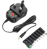 Zolt 12W Universal Power Adapter 3V-12V 1A Max Multivolt DC Cable 5ft view 7