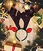 Fascigirl Christmas Antlers Headband, 6Pcs Xmas Headbands for Girls Christmas Party Hair Hoop Holiday Decorations Hair Accessories Birthday Gifts
