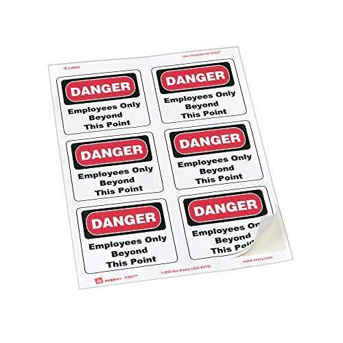 Avery Shipping Address Labels, Laser Printers, 3,000 Labels, 3-1/3x4 Labels, Permanent Adhesive, TrueBlock (5-pack 5164)