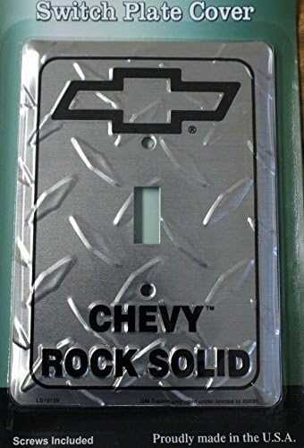 Chevy Rock Solid Light Switch Plate Cover Camaro Corvette Silverado Chevrolet C2