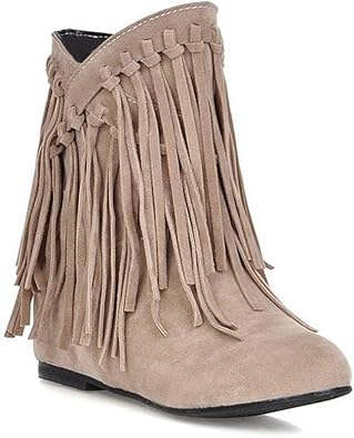 low wedge heel booties