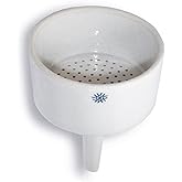 United Scientific™ JBF600 Buchner Funnel, Porcelain, Capacity 600mL, Compatible with 11cm Filter Paper, 1 Each