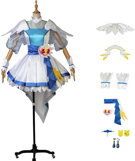 Amazon Mostfar コスプレ衣装 Hugっと プリキュア キュアアンジュ 薬師寺さあや 仮装 変装 全セット アニメ コスチューム Cosplay 豪華版 コスプレ 仮装 通販