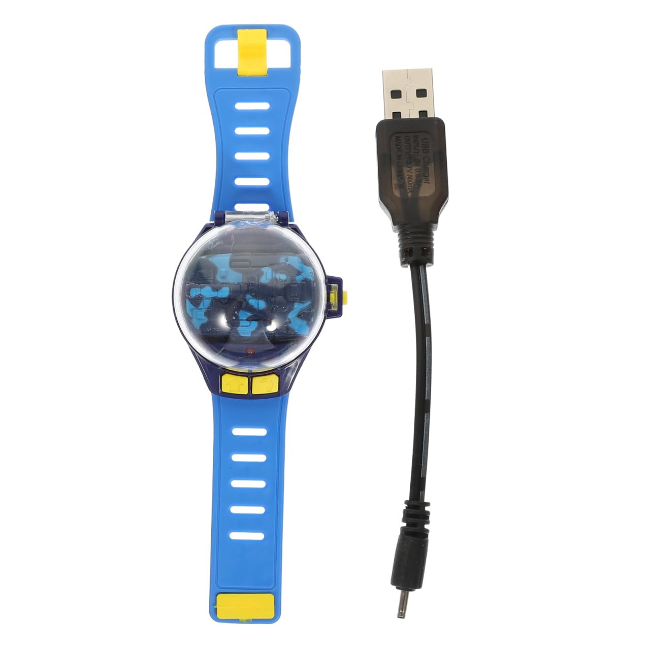 Didiseaon Watch Remote Control Mini Tank Car USB Rechargeable Racing Lightweight Wristband Controller for Boys Interactive Plaything