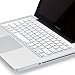 Kuzy - WHITE Keyboard Silicone Cover Skin for Macbook / Macbook Pro 13
