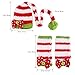 NUOLUX Costume Photography Props Crochet Hat and Clothes for Baby on Christmas Day