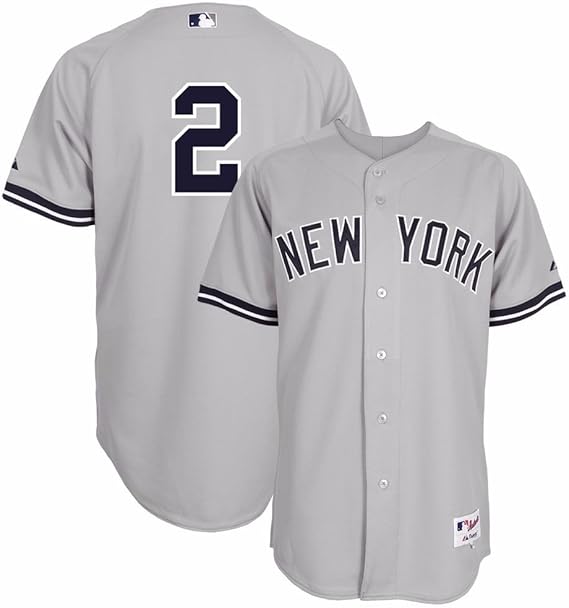 MLB Herren Trikot New York Yankees Six Button Authentic Road Jersey Amazon.de Bekleidung
