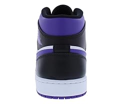 Nike Women's WMNS Air Jordan 1 Mid Trainers, Black