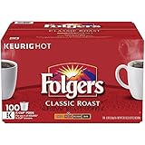 FOLGERS K CUPS Folgers Classic Roast Coffee 1 Pack (100 K-Cups)