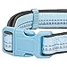 Blueberry Pet Soft & Safe 3M Reflective Neoprene Padded Adjustable Dog Collar - Baby Blue Pastel Color, Small, Neck 12
