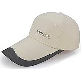 Extra Long Brim Mesh Side Baseball Cap for Men Women 4.3" Trucker Snapback Baseball Sun Cap Breathable Mesh Hat Fishing Hat