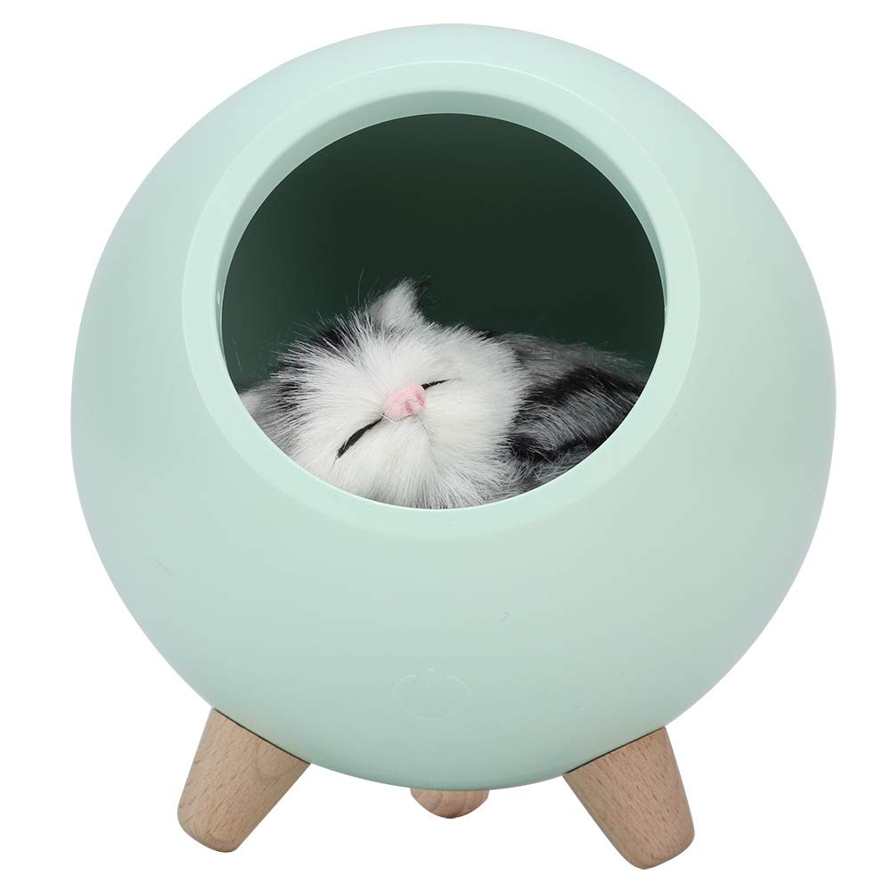 USB Rechargeable Night Light Cat House Lamp Cute Kitty Little pet House Atmosphere Cat Light Room Decor for Women Teen Girls(2#)