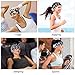 Bluetooth Headband Headphones, Wireless Bluetooth Sleeping Running Music Earphones Headband Sports Headset Built-in Speakers Microphone for Calling, Workout, Yoga, Jogging, Leopard-Gray
