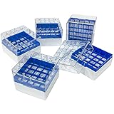 5 PCS Polycarbonate CryoBox Vial Rack, Freezer